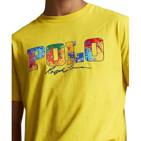 Polo Ralph Lauren Classic Fit Logo Jersey T-Shirt XXL Yellow 710901158004 - Picture 1 of 4